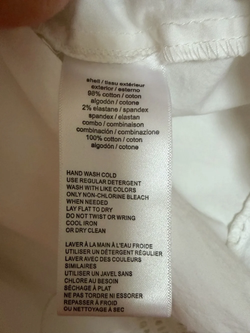 H Halston White Tie-Shoulder Maxi Dress with Eyelet Hem - Picture 7 of 9